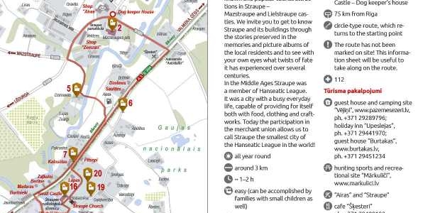 MARŠRUTI UN INFORMATĪVIE MATERIĀLI